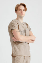 Bézs - Férfi - Classic Flex bőrradír szett