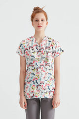 Színes Pillangó - Női - Elasztán Blúz Nyomattal