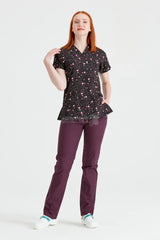 Sztetoszkóp - Női - Elasztán Blúz Mintával