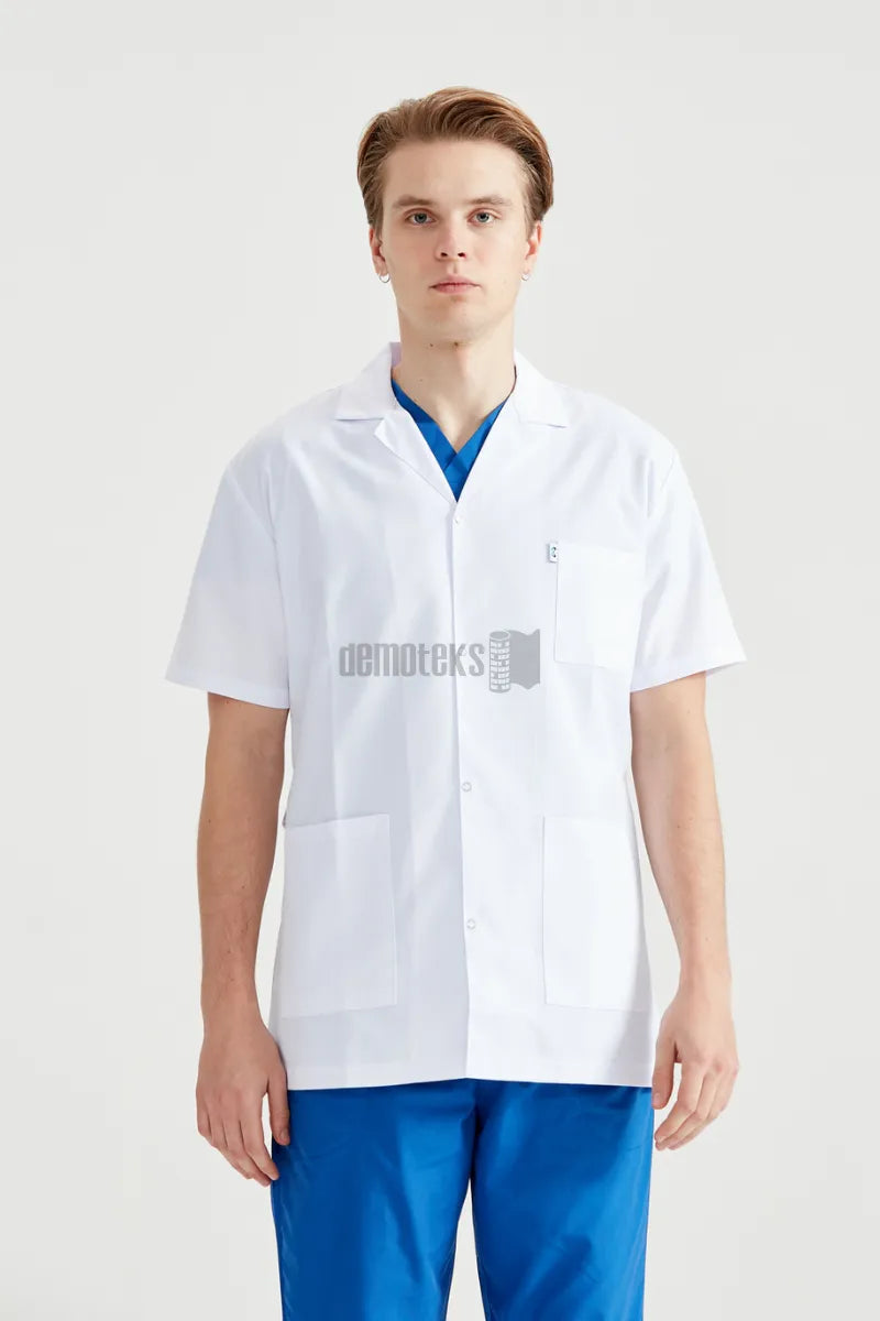 Fehér laboratóriumi köpeny - Férfi - Dr. Rever Summer