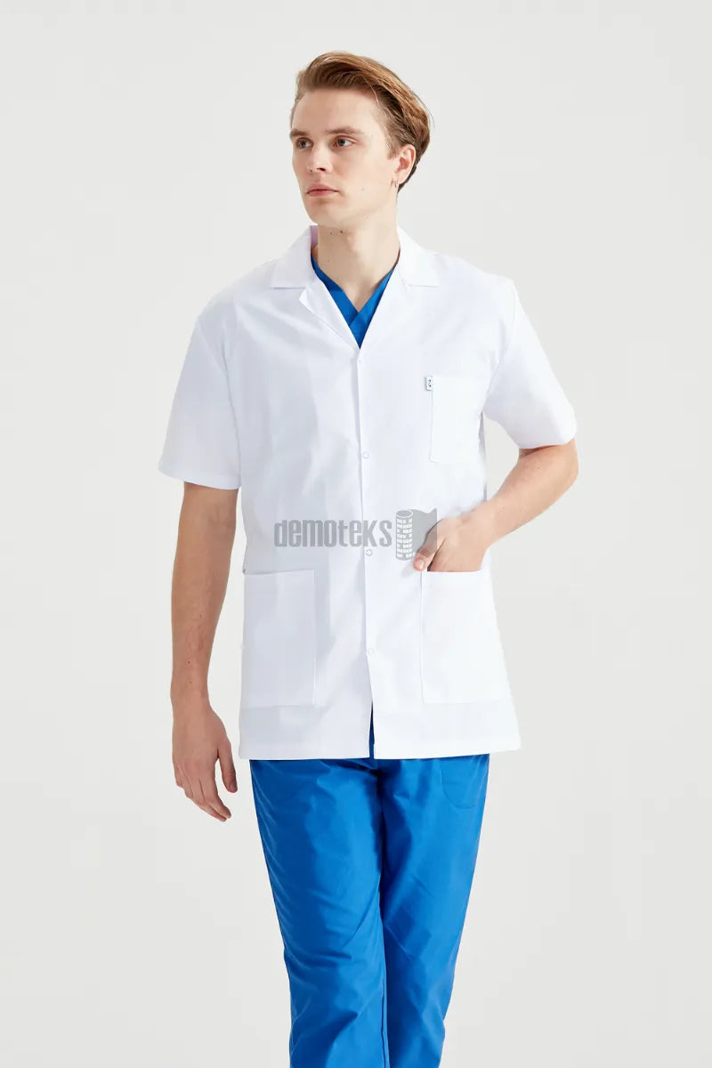 Fehér laboratóriumi köpeny - Férfi - Dr. Rever Summer